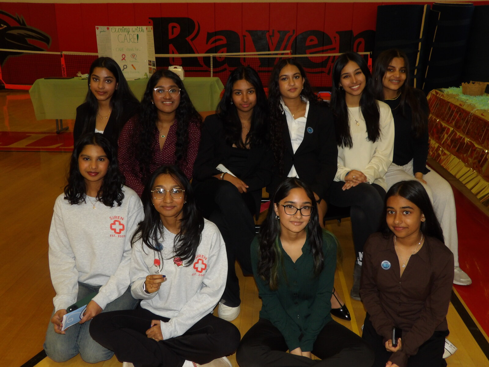 A group of nonprofit booth volunteers at SciFest 2026.