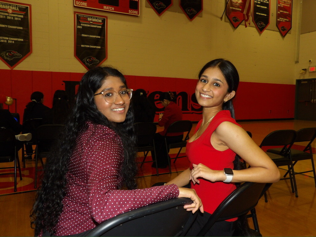 Neha Boubalan and Sahanashree Rajeshkumar, co-founders of SciFest, at SciFest 2026.